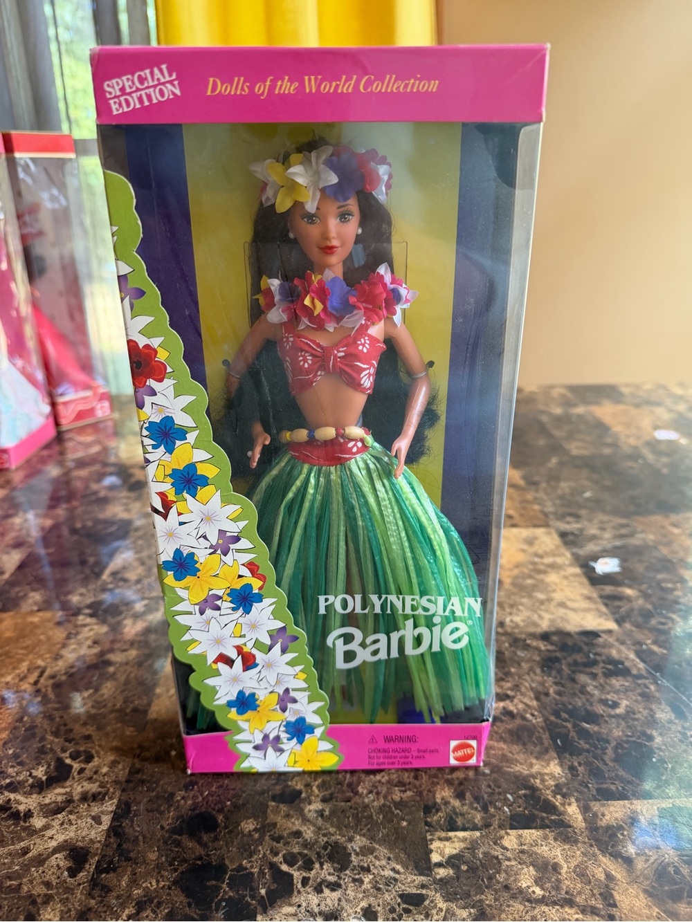Barbie Polynesian Doll with Red Top and Green Skirt